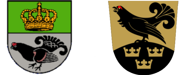 Coat of arms of Knigsmoor and the Coat of Arms of Tuusniemi